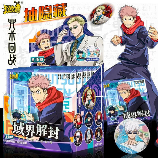 Jujutsu Kaisen Button Pin Blind Box Anime Badge Yuji Gojo Megumi Nobara