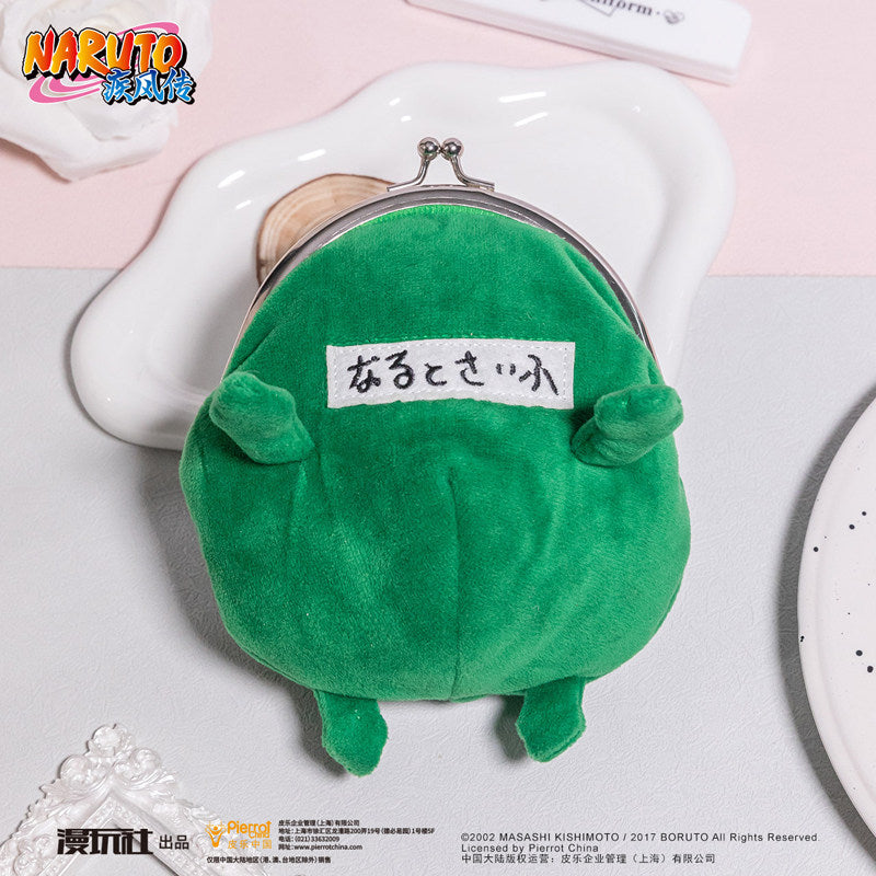 Naruto Frog Coin Purse Plush Wallet Anime Frog Pouch Kawaii Bag