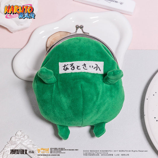 Naruto Frog Coin Purse Plush Wallet Anime Frog Pouch Kawaii Bag