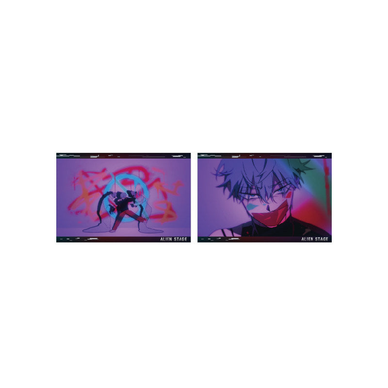 Alien Stage Anime Postcard Set 2pcs Sweet Dream Cafe Collection