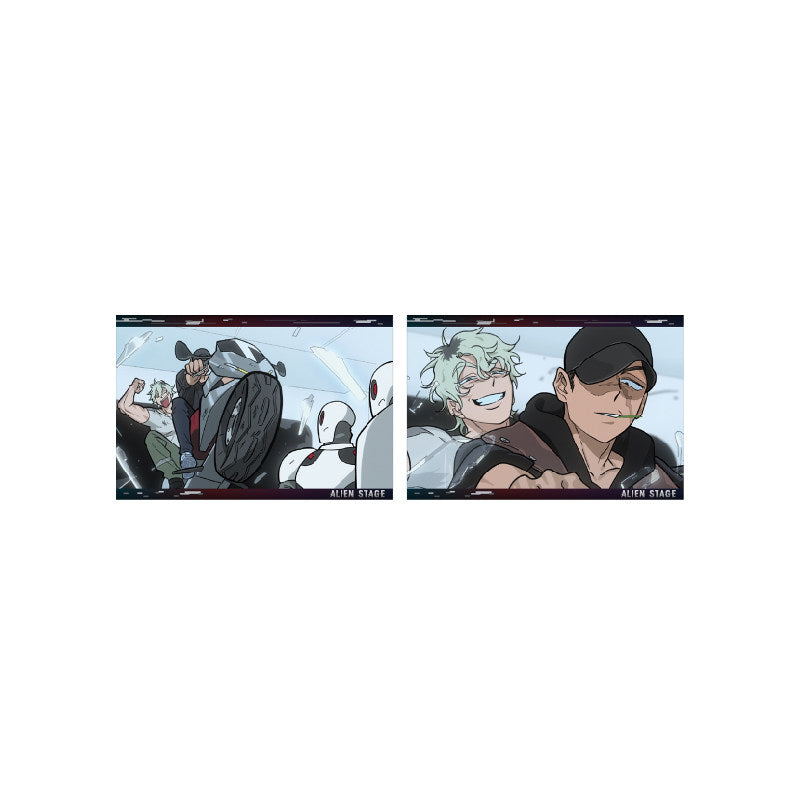 Alien Stage Anime Postcard Set 2pcs Sweet Dream Cafe Collection