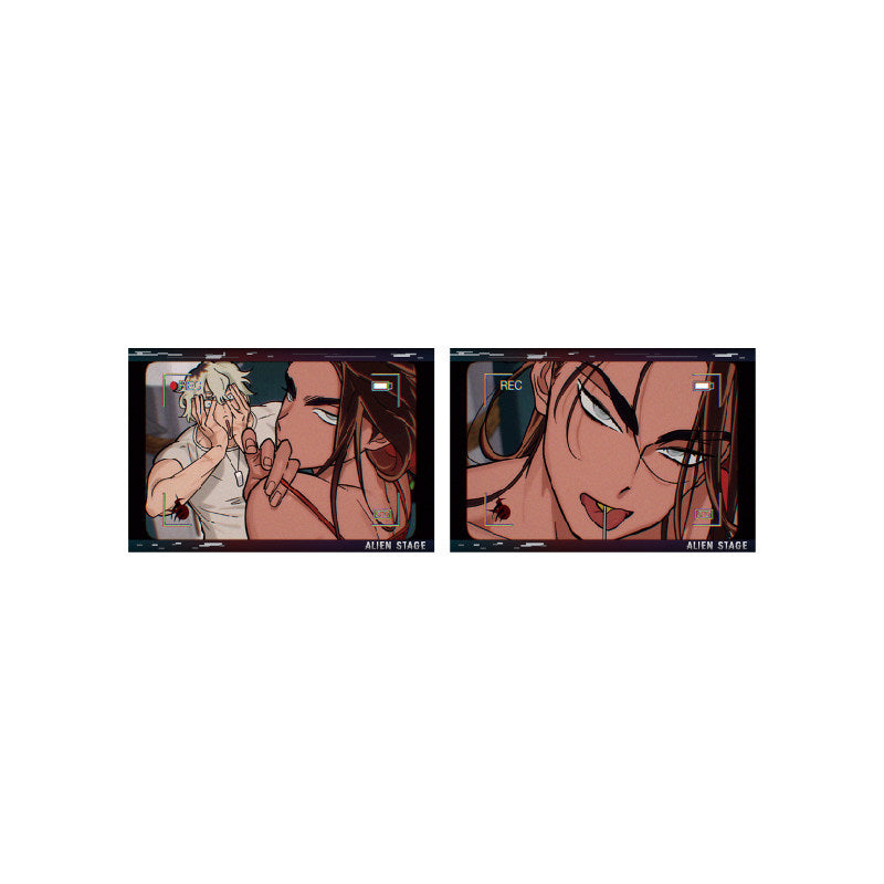 Alien Stage Anime Postcard Set 2pcs Sweet Dream Cafe Collection