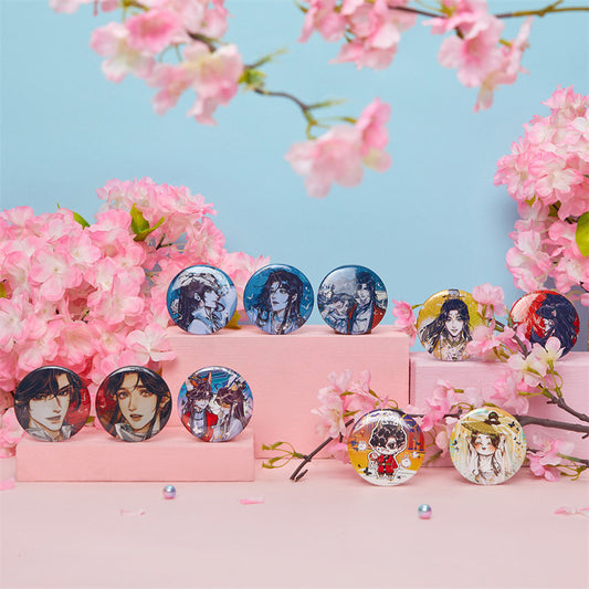Heaven Official’s Blessing Can Badge Pin Set – 11pcs (10 + 1 Bonus)