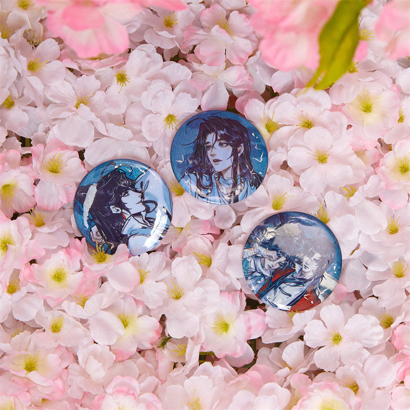 Heaven Official’s Blessing Can Badge Pin Set – 11pcs (10 + 1 Bonus)