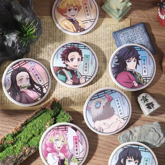 Demon Slayer 58mm Can Badge Blind Bag Set Single / Box of 7