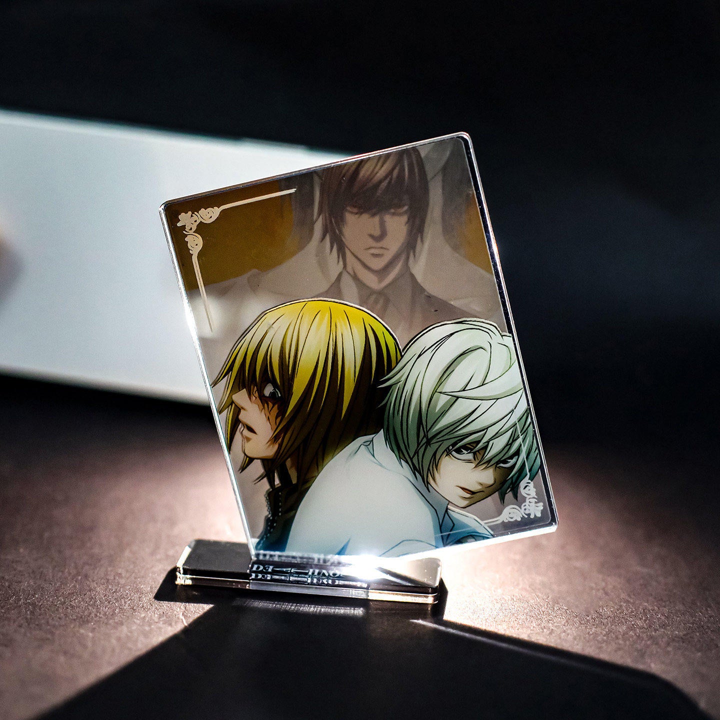 Death Note Light-Sensitive Acrylic Stand Display Official Licensed