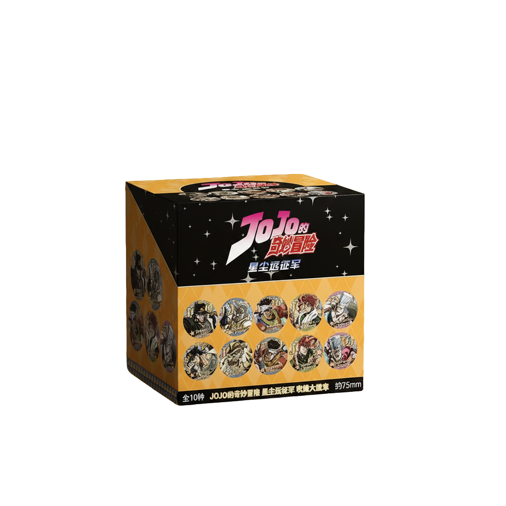 JoJo's Bizarre Adventure Stardust Crusaders Can Badge Blind Box Vol.1