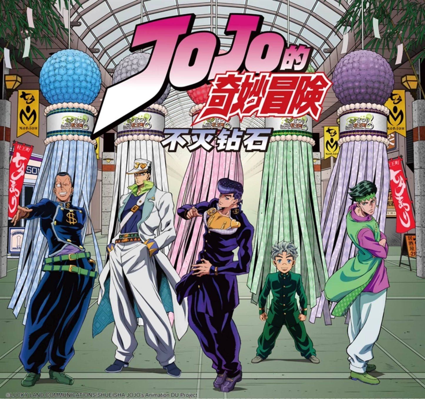 JoJo's Bizarre Adventure Diamond is Unbreakable Lenticular Can Badge 75mm