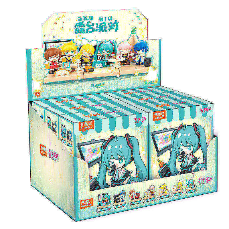 BLOKEES Hatsune Miku Rooftop Party Mini Figure Blind Box Series