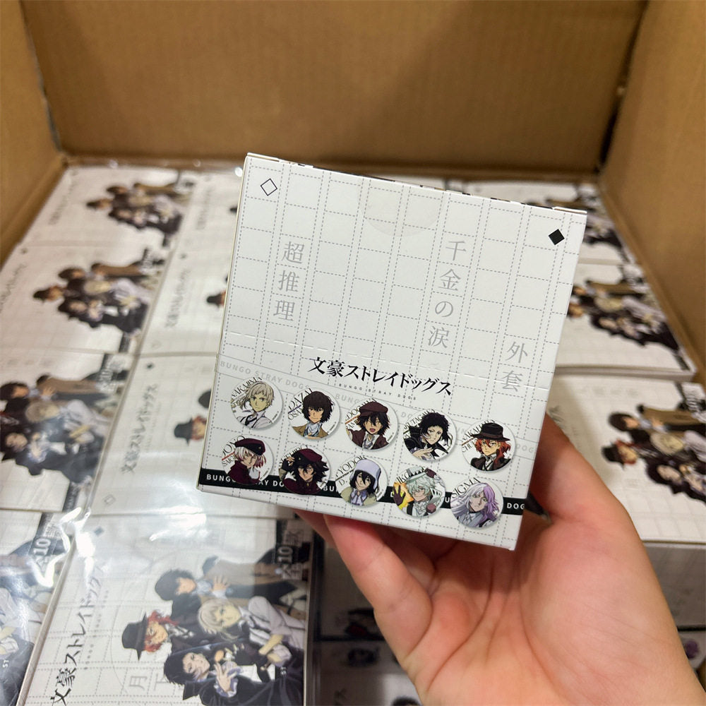 Bungo Stray Dogs Illustration Series 58mm Can Badge Blind Box Official Licensed