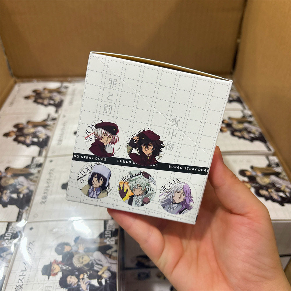Bungo Stray Dogs Illustration Series 58mm Can Badge Blind Box Official Licensed