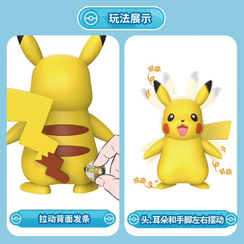Pokemon Mini Figure Collection Pikachu Gengar Snorlax Mimikyu Piplup Scorbunny