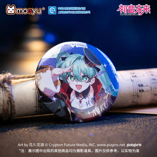 Hatsune Miku The Great Discovery Double Glitter Can Badge 58mm