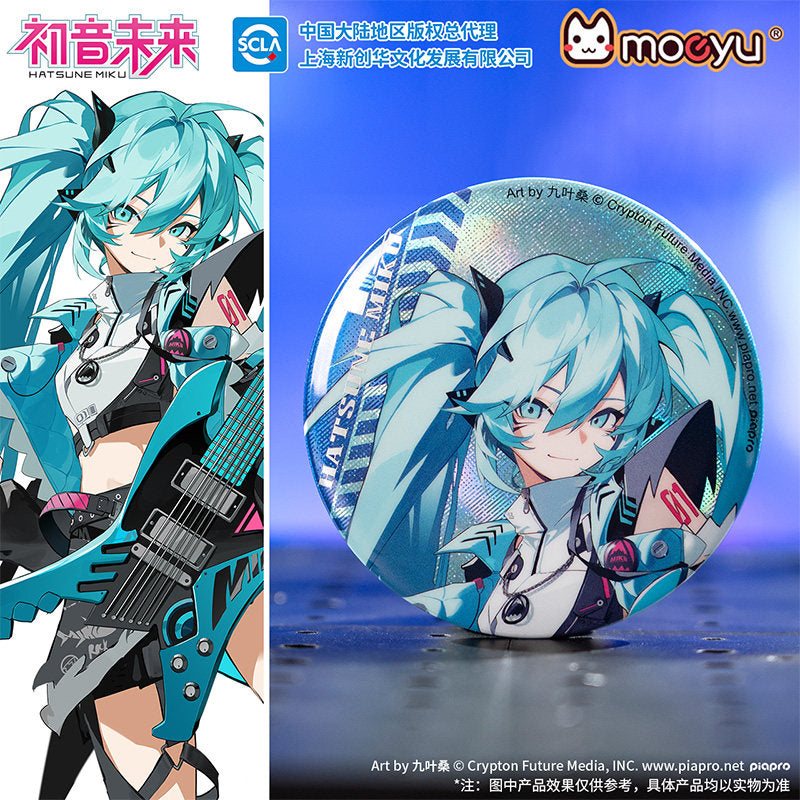 Hatsune Miku RAVE Series 65mm Tin Badge | Official Vocaloid Pin Button