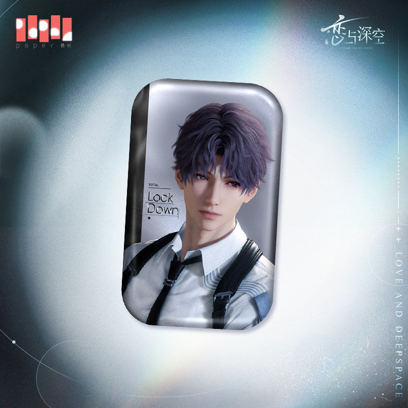Love and Deepspace Heartshadow Moments Series Rectangular Tin Badge (Rafayel Ver.)