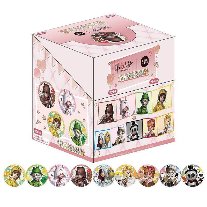 Identity V × LINE FRIENDS 75mm Can Badge Blind Box | Official Collab Collection