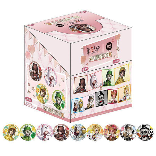 Identity V × LINE FRIENDS 75mm Can Badge Blind Box | Official Collab Collection