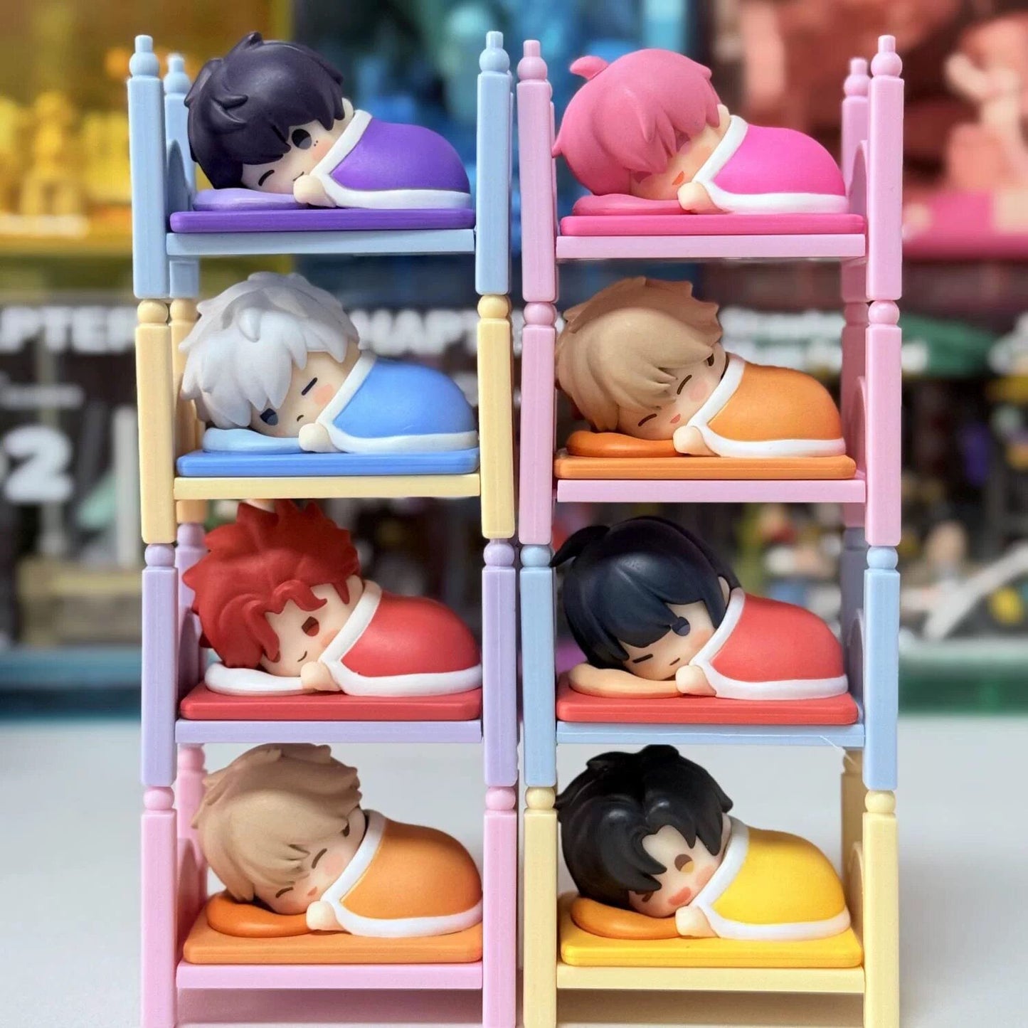 Link Click Cozy Blanket Stacking Figure Blind Bag | Sleeping Character Mini Figure Collection