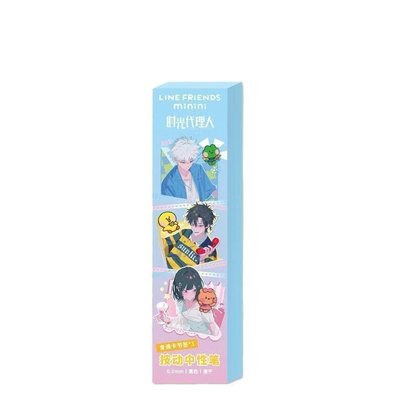 Link Click × LINE FRIENDS minini Gel Pen & Bookmark Blind Box | Official