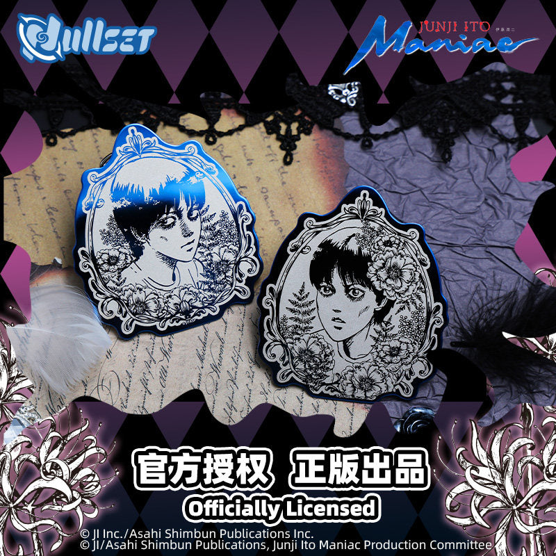 Junji Ito Maniac Metal Badge Blind Bag | Official Licensed Stainless Steel Pin