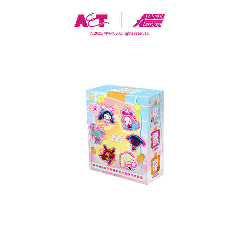Alien Stage Bunny Series Acrylic Popsicle Keychain Blind Box
