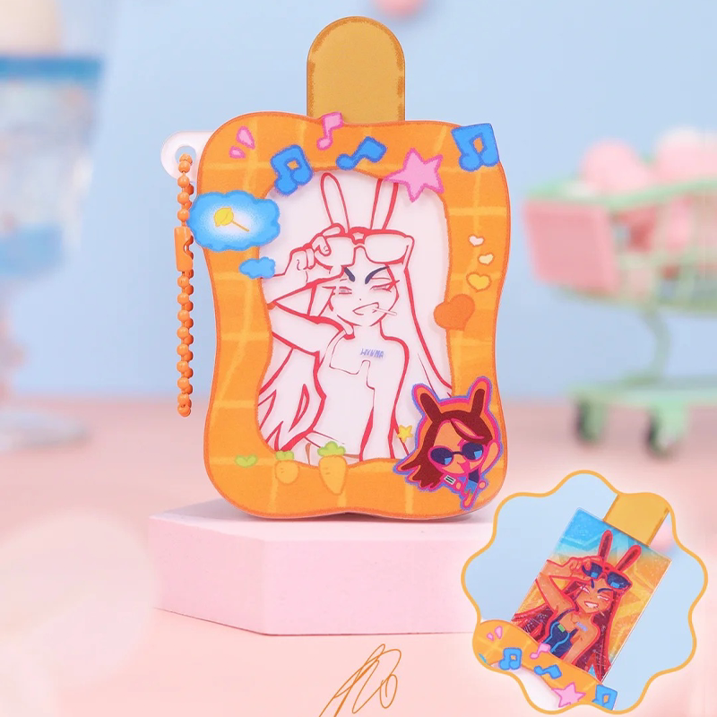 Alien Stage Bunny Series Acrylic Popsicle Keychain Blind Box