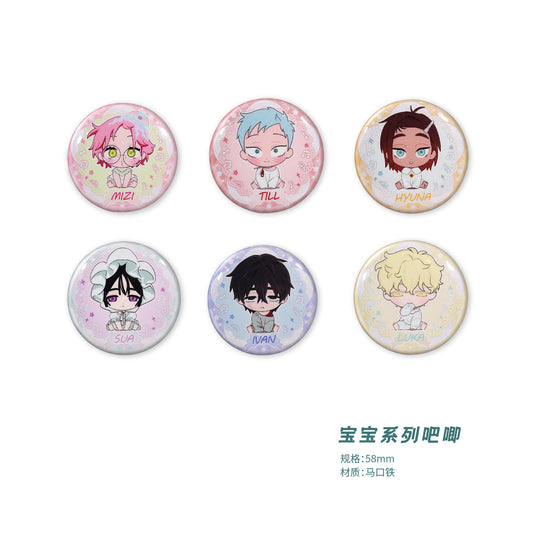 ALIEN STAGE Baby Series Round Badge Blind Box