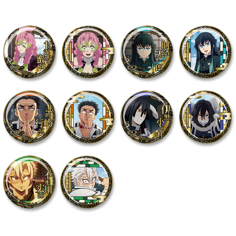 Demon Slayer EAKI Engraved Metal Badge Blind Pack