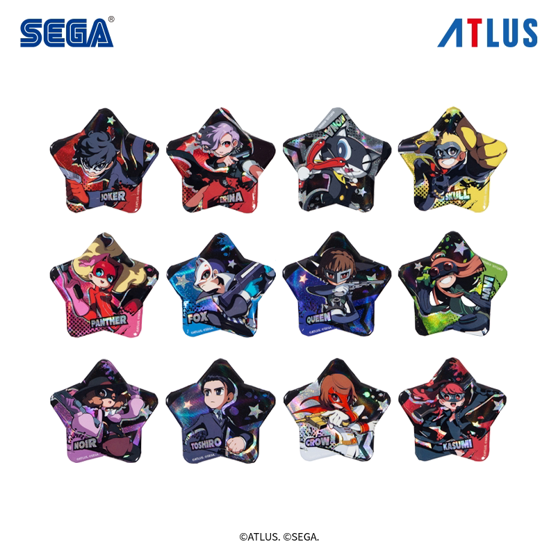 SEGA ATLUS Persona 5 Royal Star Holographic Badge