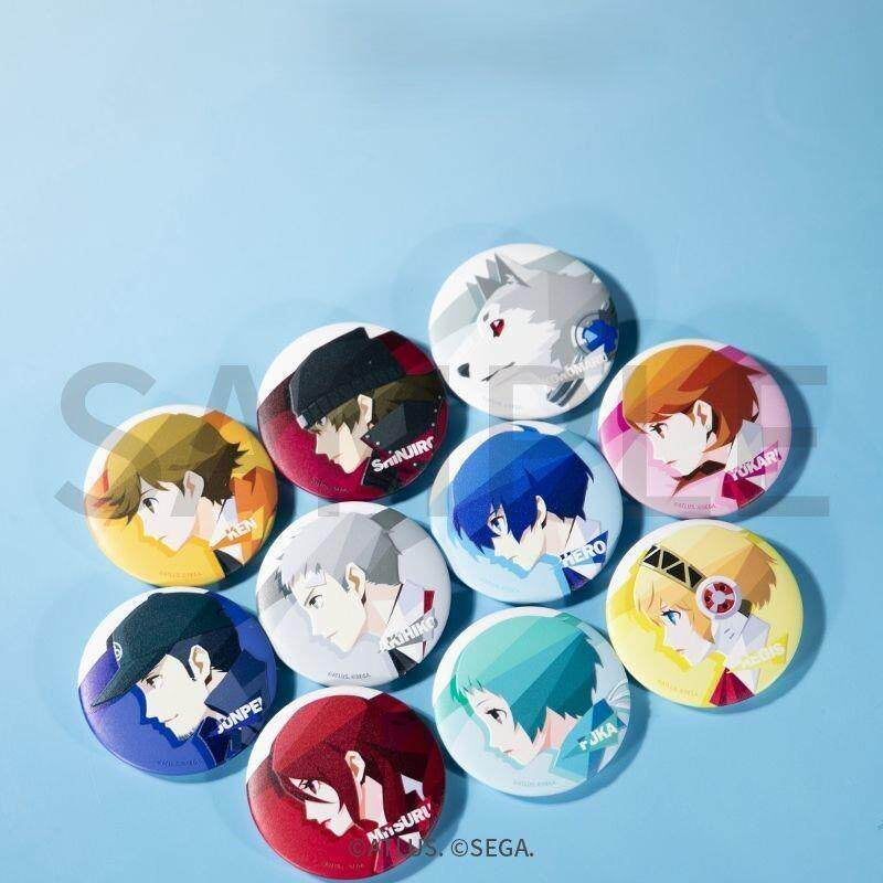 SEGA ATLUS Persona 3 Reload Embossed Tin Badge Blind Box