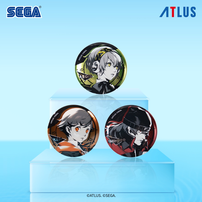 SEGA ATLUS Persona 3 Reload Type B Tin Badge Blind Box