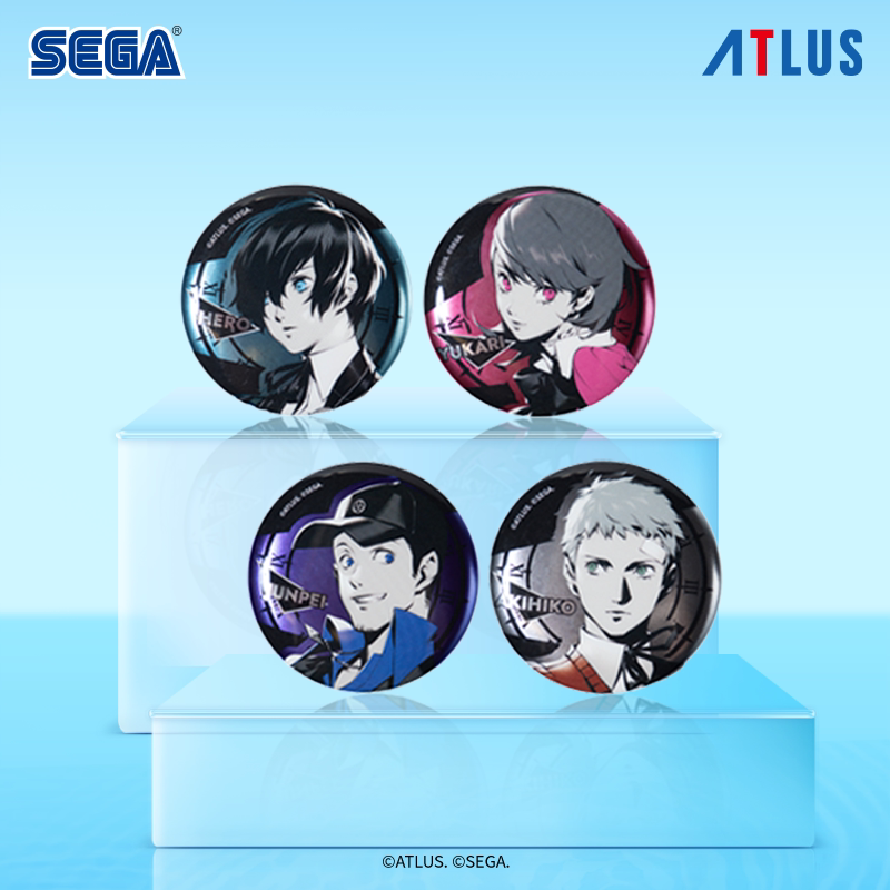 SEGA ATLUS Persona 3 Reload Type B Tin Badge Blind Box