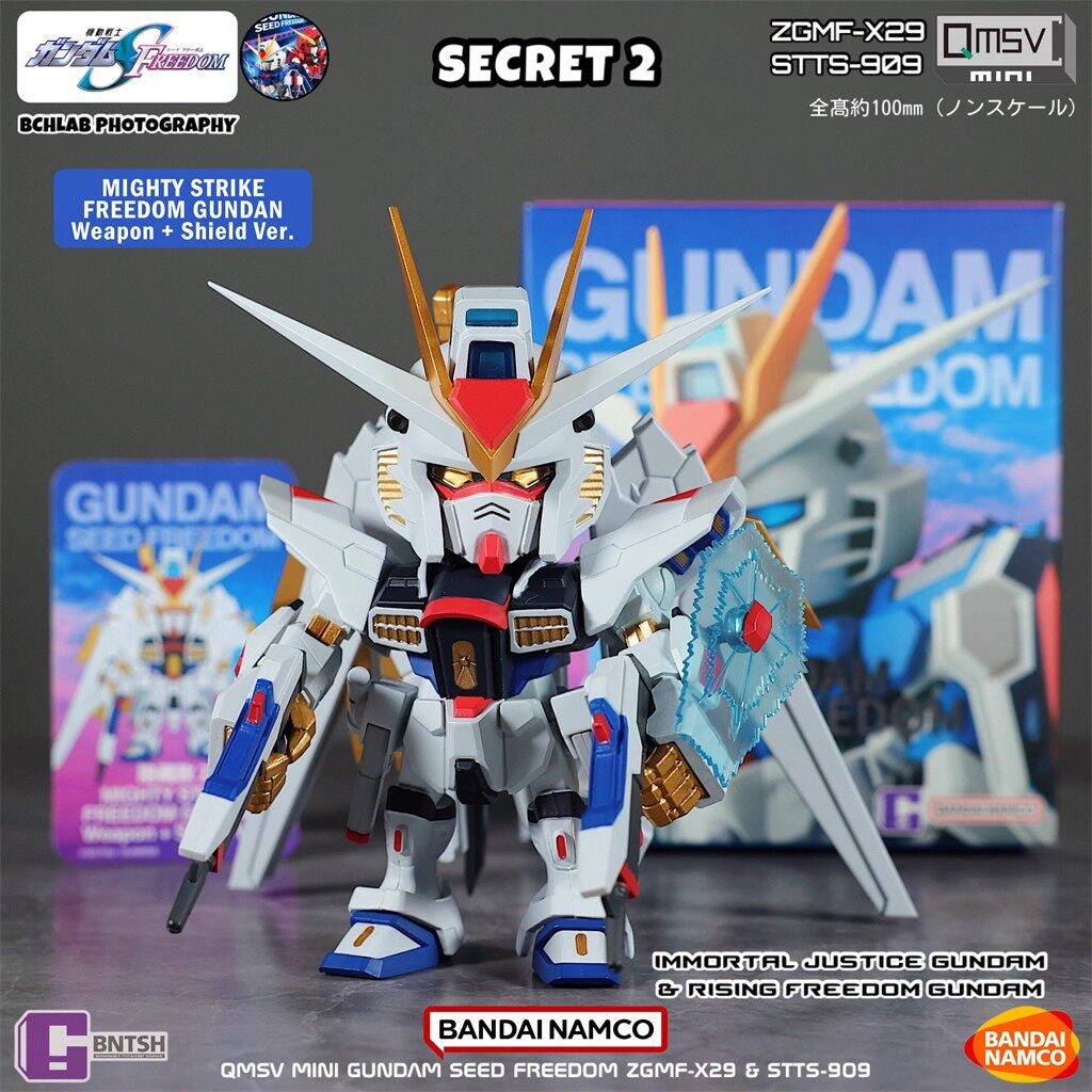 Bandai Namco QMSV mini Gundam SEED Freedom Justice Blind Box
