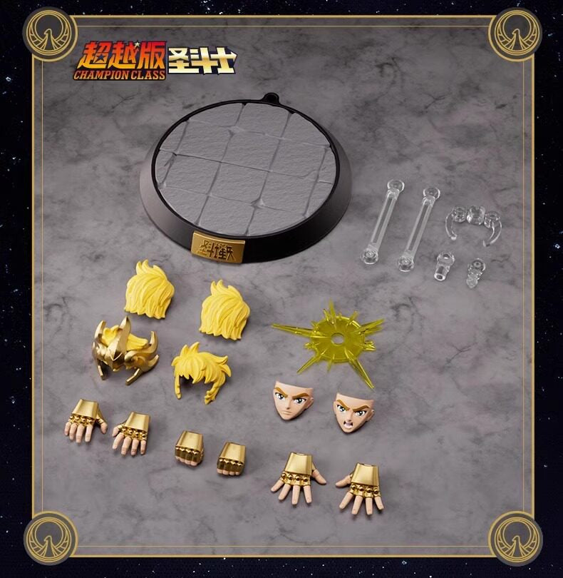 Blokees Saint Seiya Champion Class 02 Leo Aiolia 6-Inch Poseable Model Kit