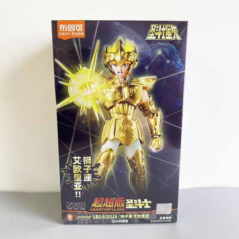 Blokees Saint Seiya Champion Class 02 Leo Aiolia 6-Inch Poseable Model Kit