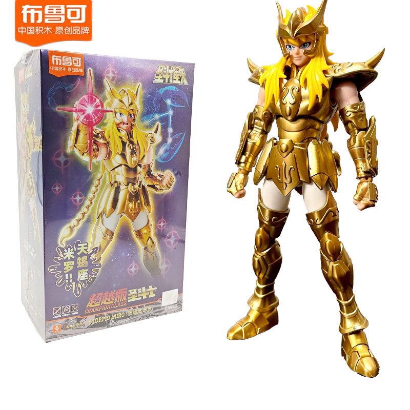 Blokees Saint Seiya Champion Class 03 Scorpio Miro 6-Inch Poseable Model Kit