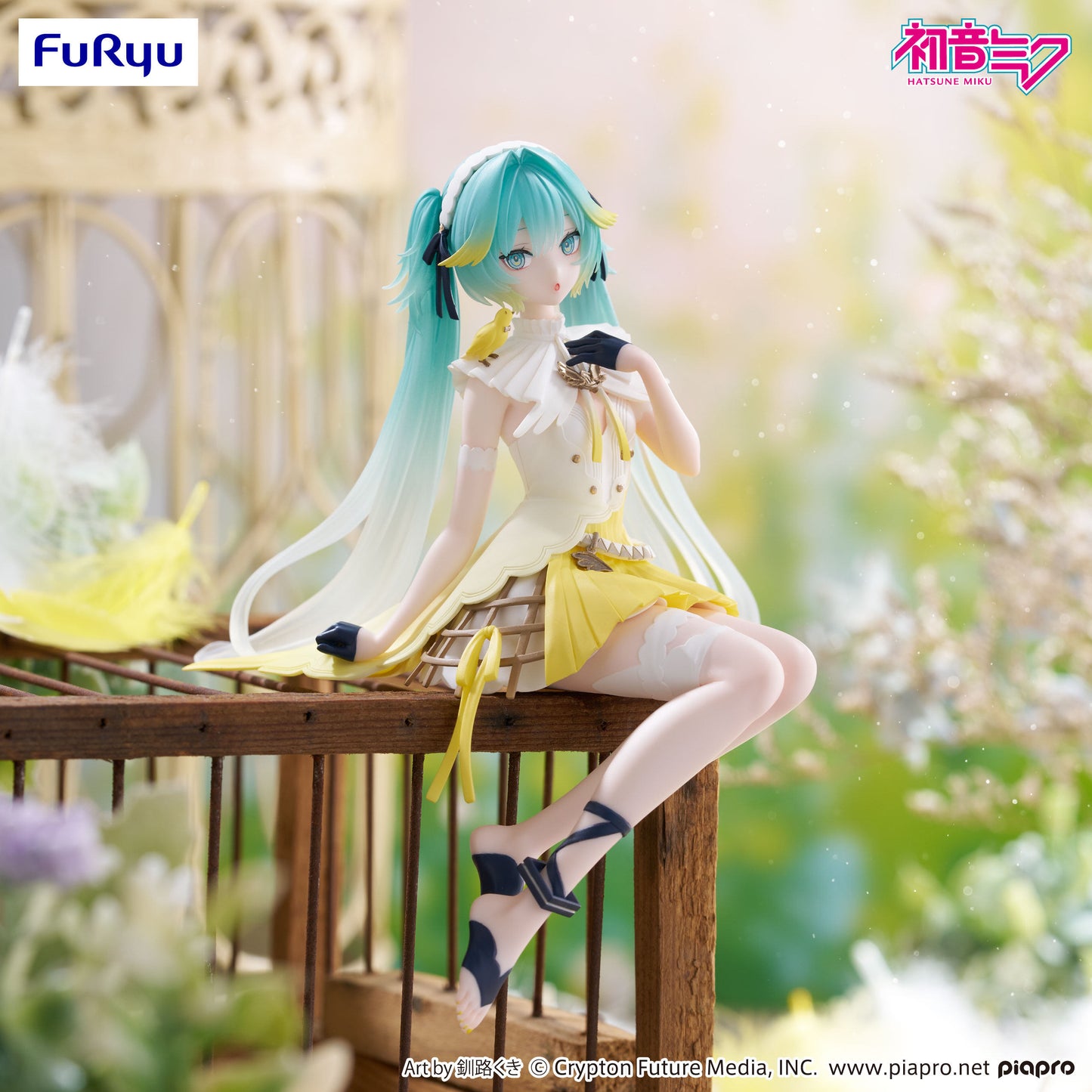 FuRyu Hatsune Miku Canary Bird Noodle Stopper 5.5-Inch Figure