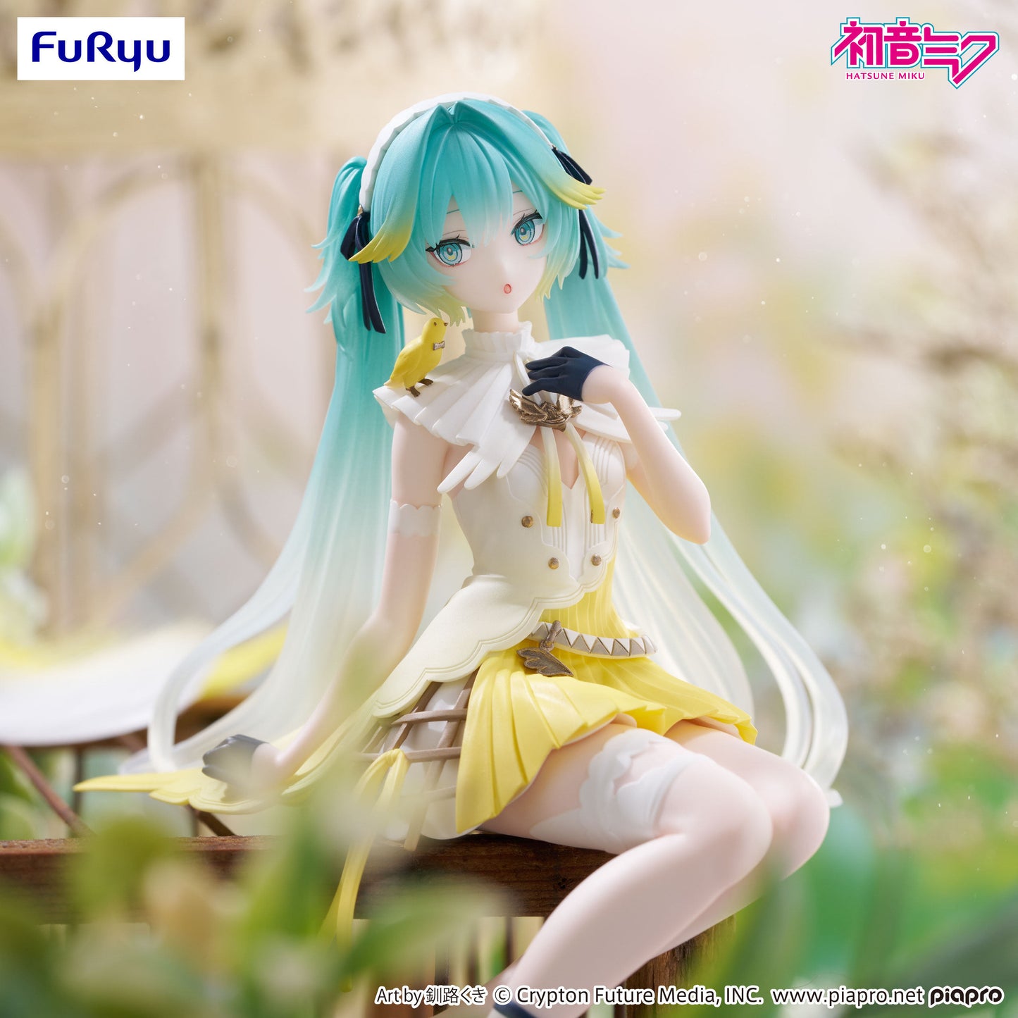 FuRyu Hatsune Miku Canary Bird Noodle Stopper 5.5-Inch Figure