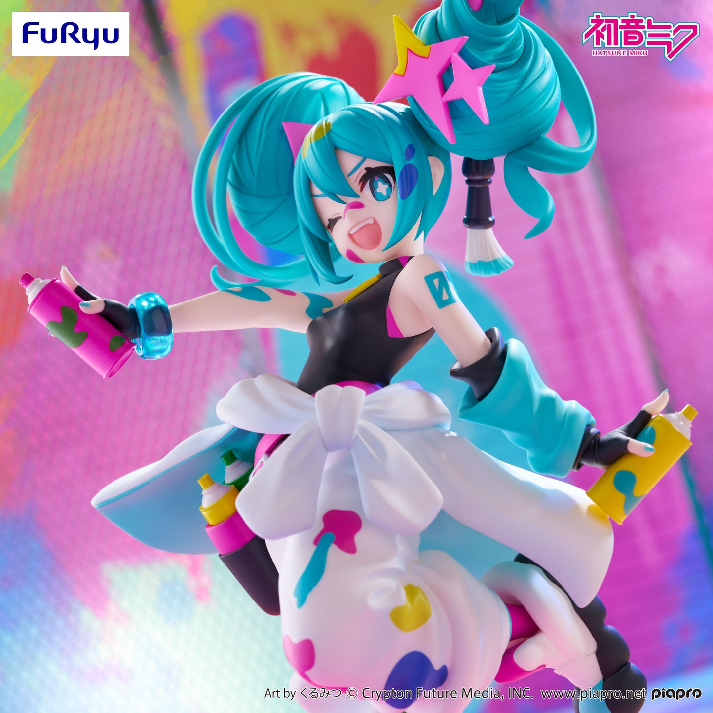 FuRyu Hatsune Miku Graffiti Artist Spray Paint Figure