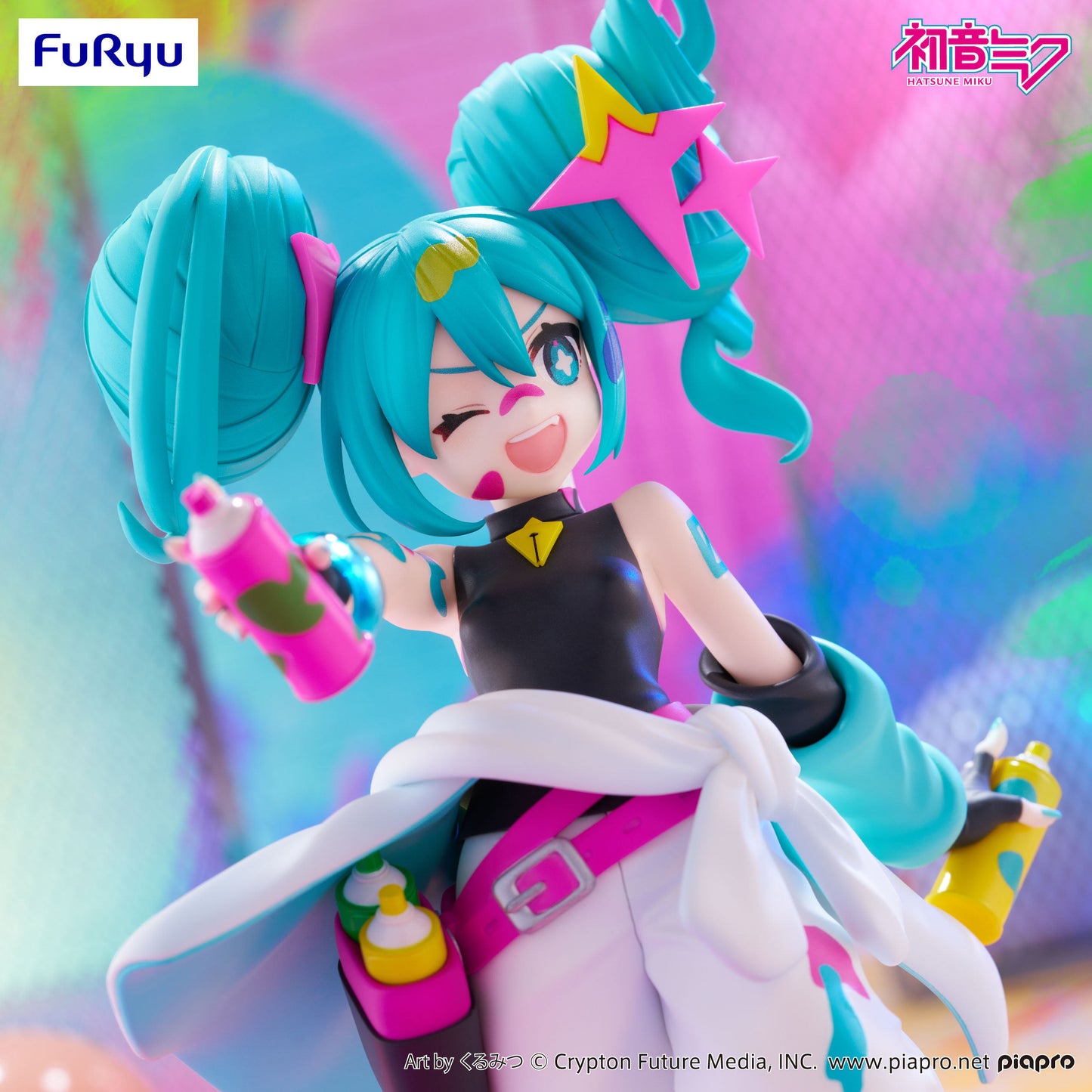FuRyu Hatsune Miku Graffiti Artist Spray Paint Figure