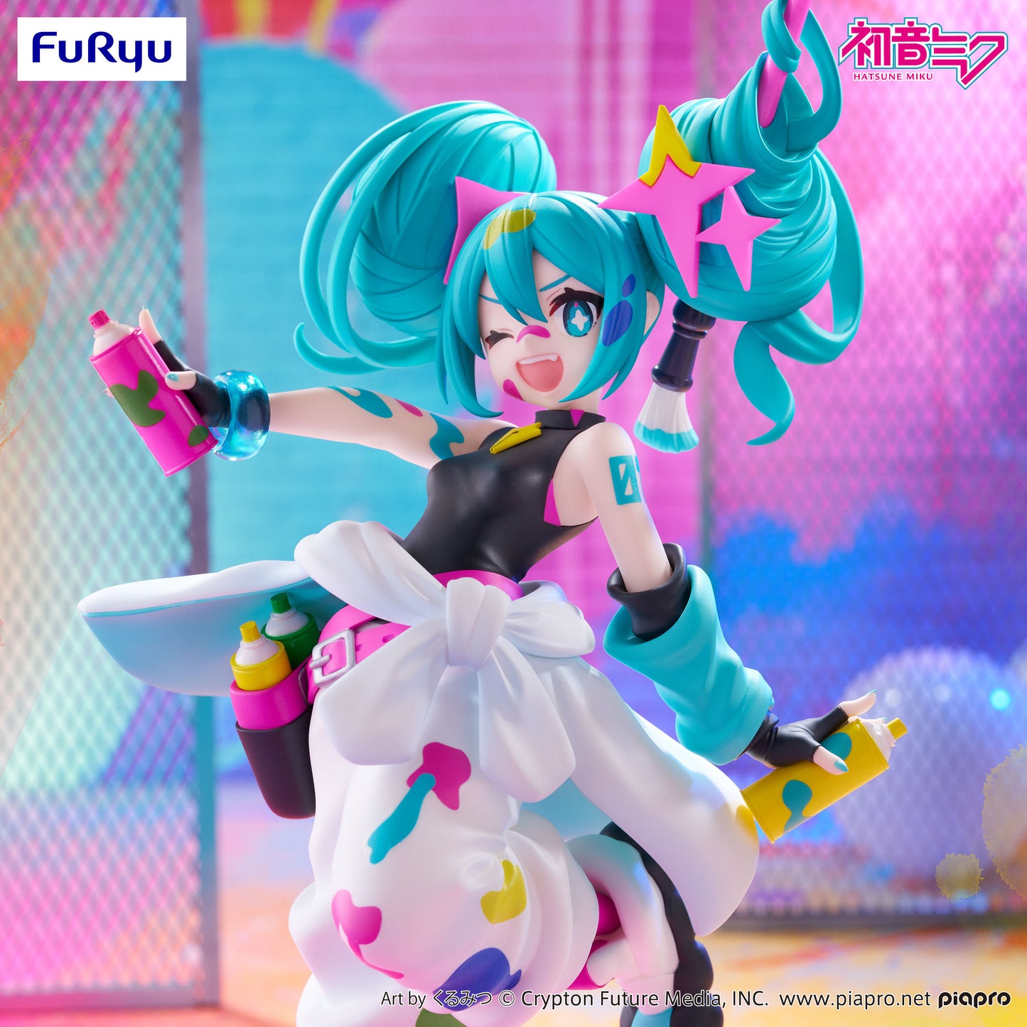 FuRyu Hatsune Miku Graffiti Artist Spray Paint Figure