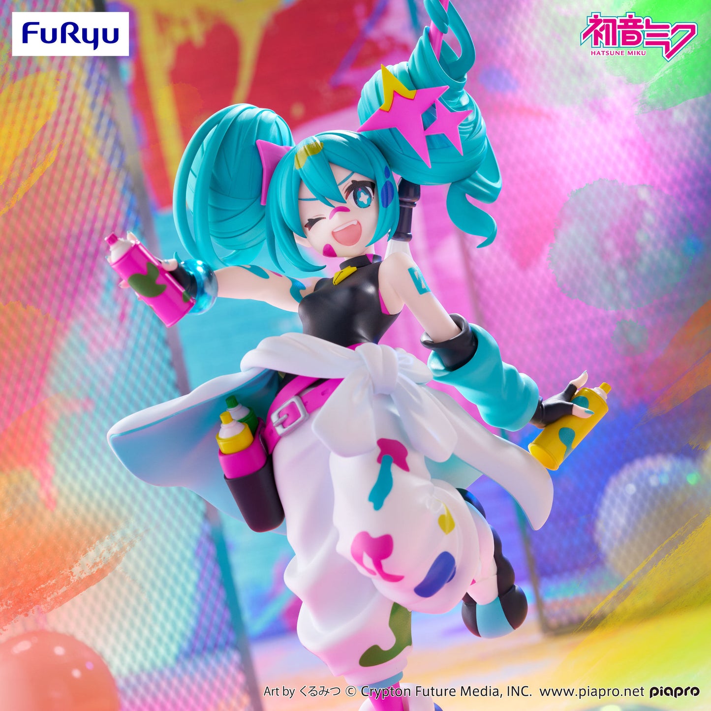 FuRyu Hatsune Miku Graffiti Artist Spray Paint Figure