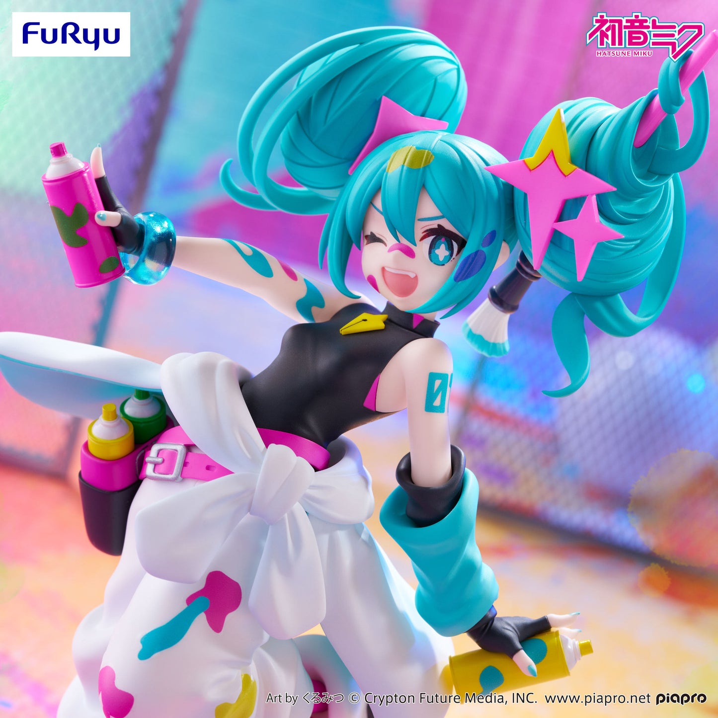 FuRyu Hatsune Miku Graffiti Artist Spray Paint Figure
