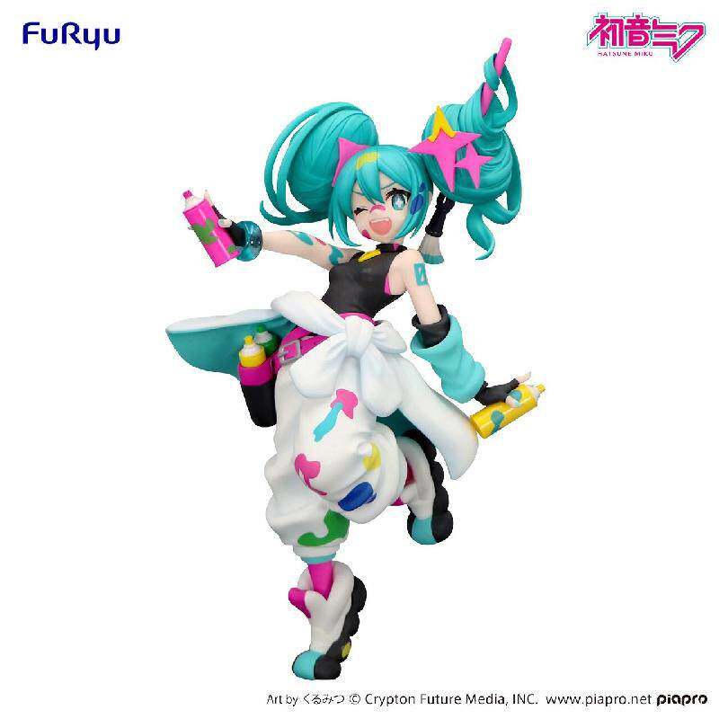 FuRyu Hatsune Miku Graffiti Artist Spray Paint Figure