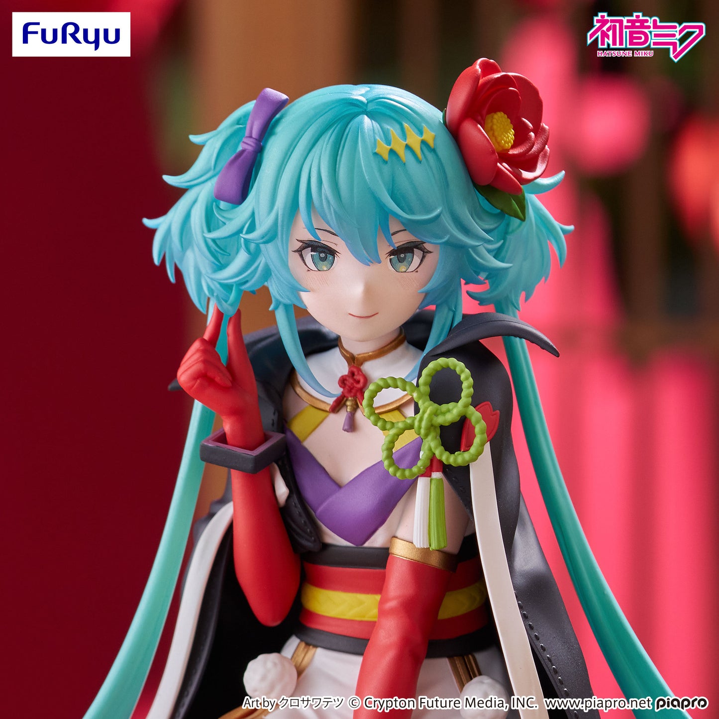 FuRyu Hatsune Miku Camellia Flower Japanese-Style Figure