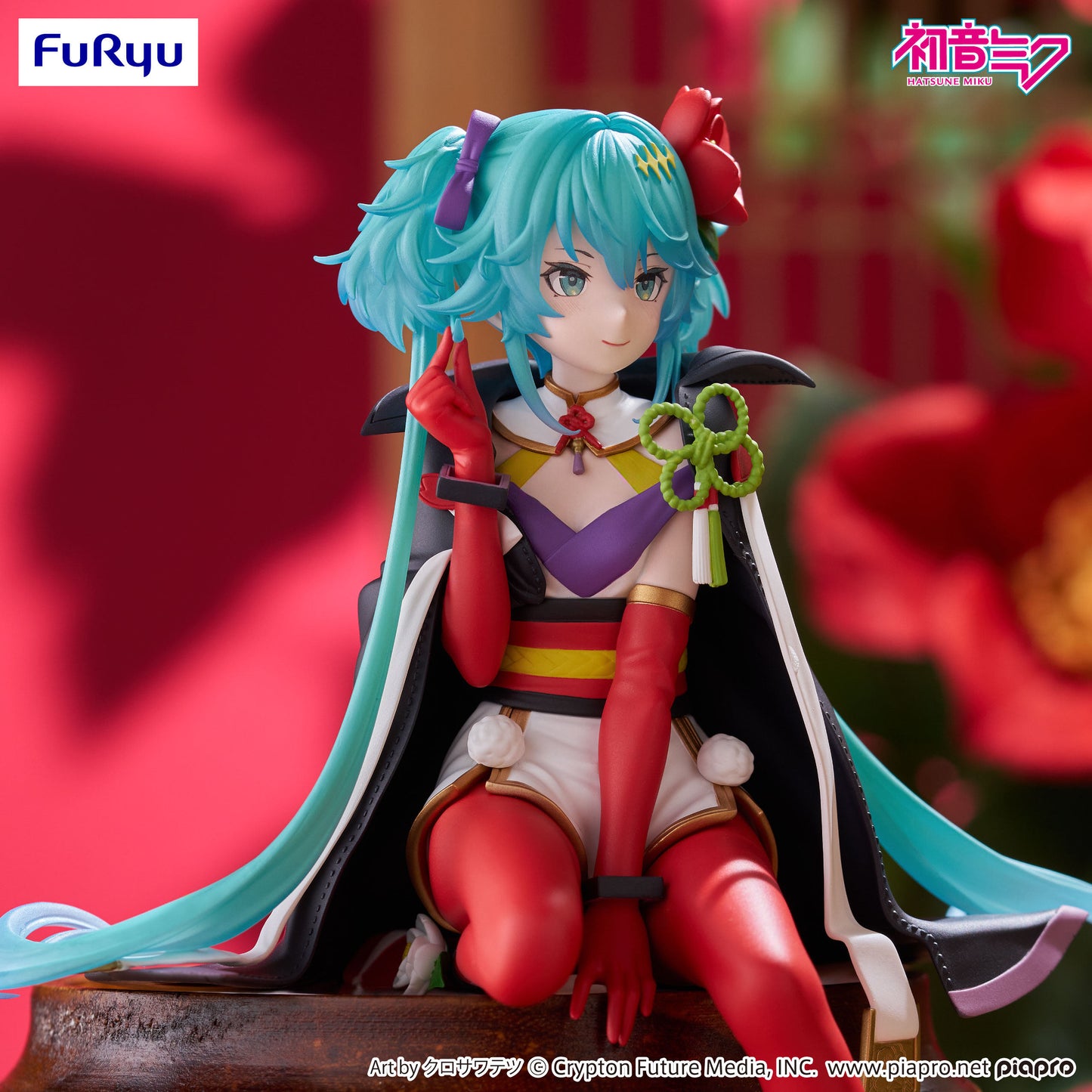 FuRyu Hatsune Miku Camellia Flower Japanese-Style Figure
