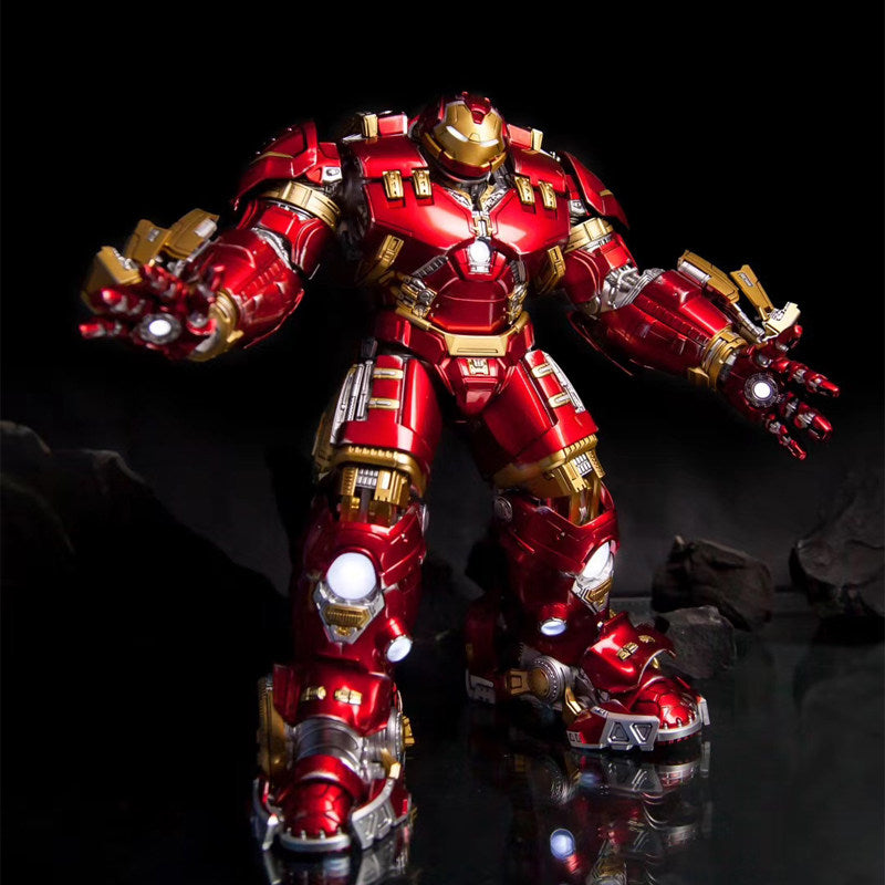 ZD Toys Marvel Iron Man MK44 Hulkbuster 1:10 Action Figure with LED Lights