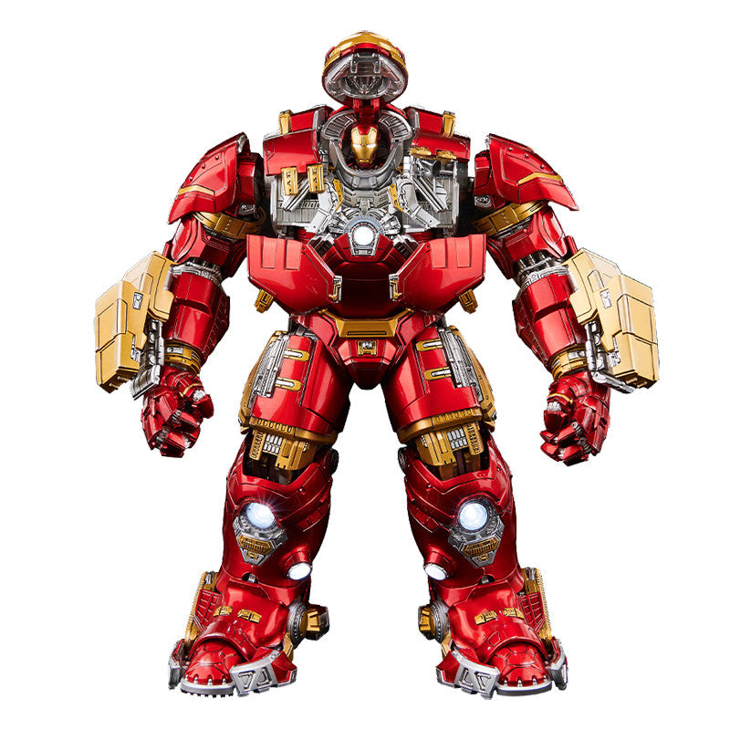 ZD Toys Marvel Iron Man MK44 Hulkbuster 1:10 Action Figure with LED Lights
