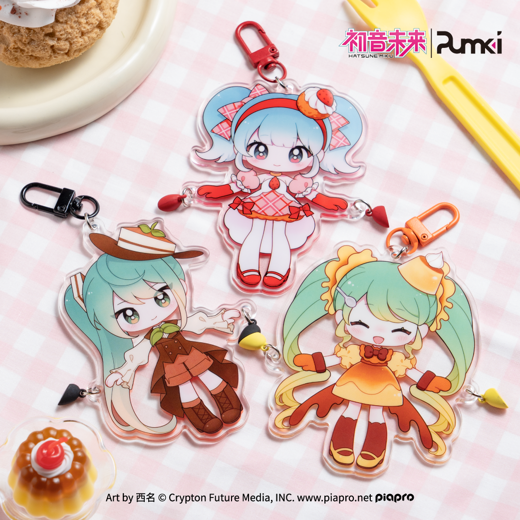 Hatsune Miku Dessert Girl Acrylic Magnetic Charm Blind Pack