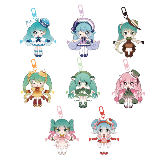 Hatsune Miku Dessert Girl Acrylic Magnetic Charm Blind Pack